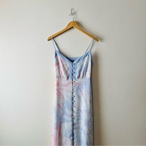 ModCloth "Gotta Look the Party" Tie Dye Maxi Dress Size 6